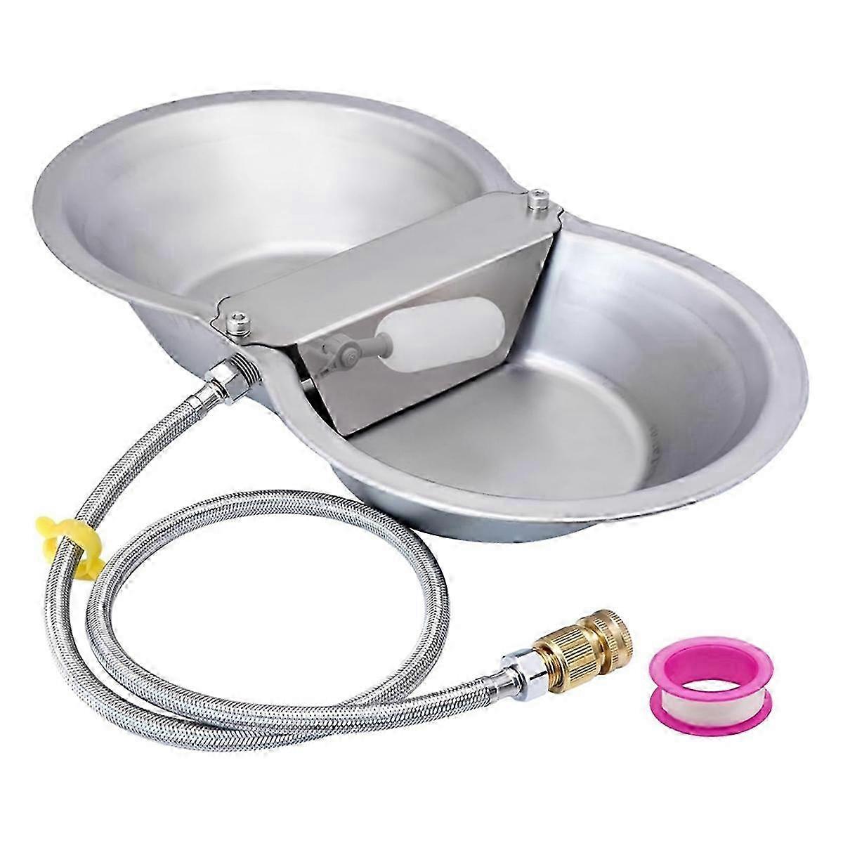 Automatic Large Dog Water Dispenser with 2-Gallon Capacity and Float Valve Kit