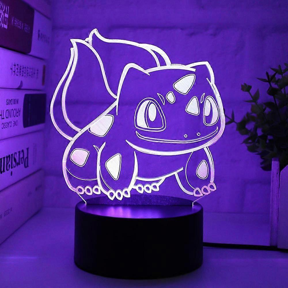 SSRGV 3D Illusion Night Light, Black Usb Touch Seven Colors, 16 Colors Can Be Changed Through Remote Control (3D Lamp-Q2)