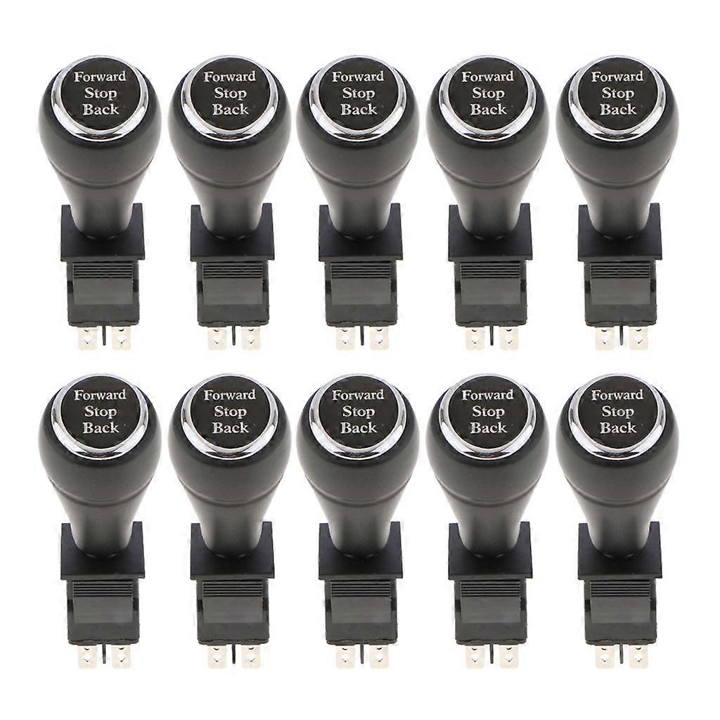 10Pcs Child Toy RC Car Putter Joystick Power Switch Forward Stop Back 6P DIY