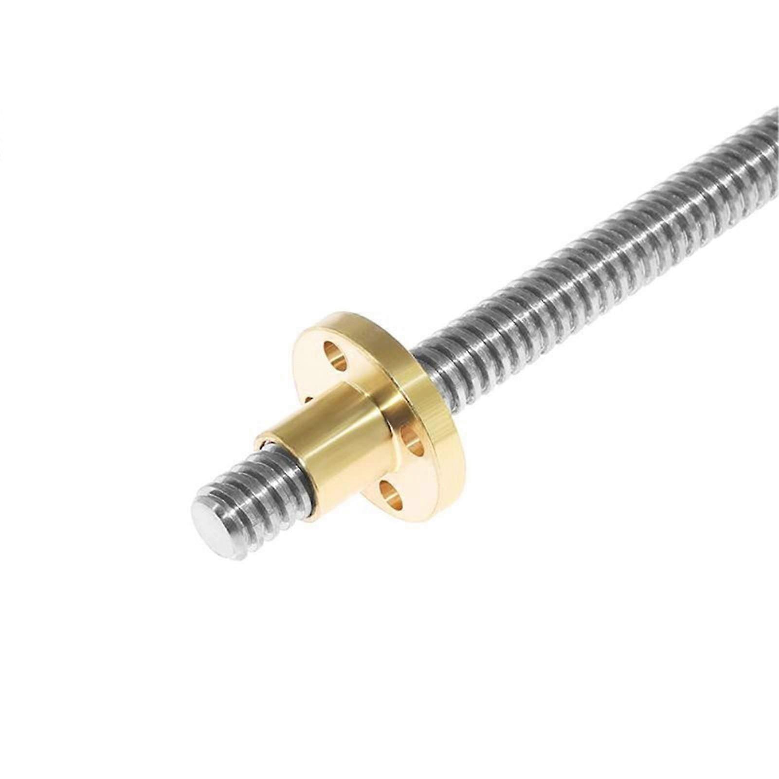 T8 Lead Screw 8mm OD 2mm Pitch 200mm Length with Nut for 3D Printer RepRap - Precision CNC Part