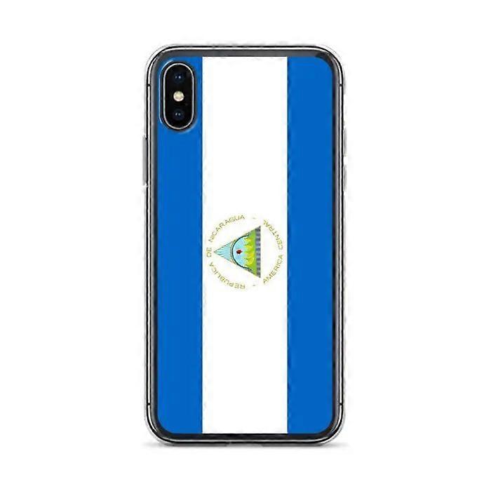 Nicaragua Flag Phone Case - iPhone X