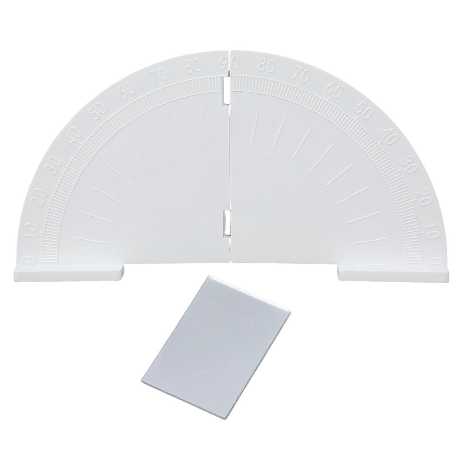 Optical Experiment Folding Semicircle Protractor Kids Physical Toy Physics Optics Teaching Tool School Supplies