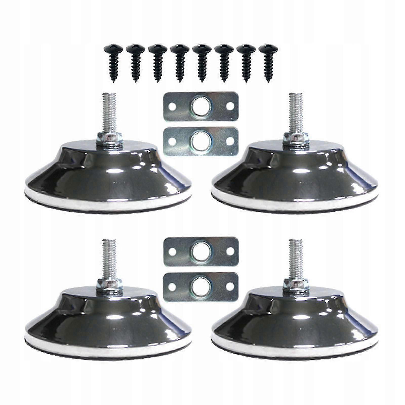 4x Heavy Duty Billiard Table Leg Levelers-Good