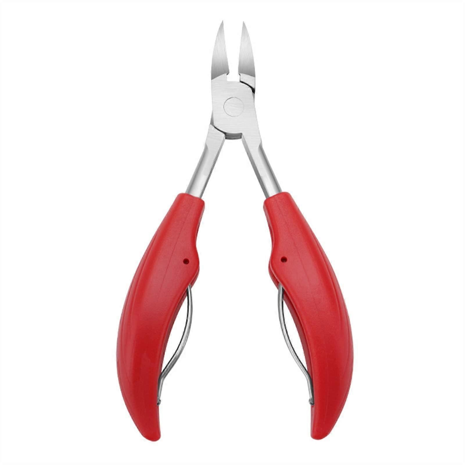 Pet Nail Scissors Professional Cuticle Scissors Red Toes Skin Trimming Clipper