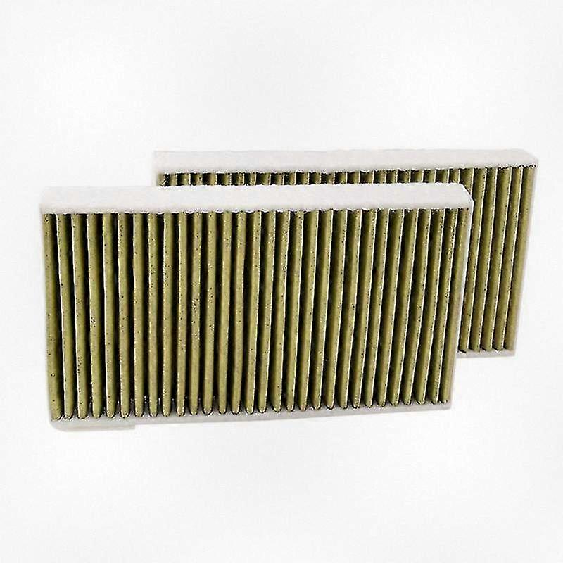 2pcs Replacement Air Conditioning Filter with Activated Carbon for Compatible Models of a Certain Brand Car Air Filter