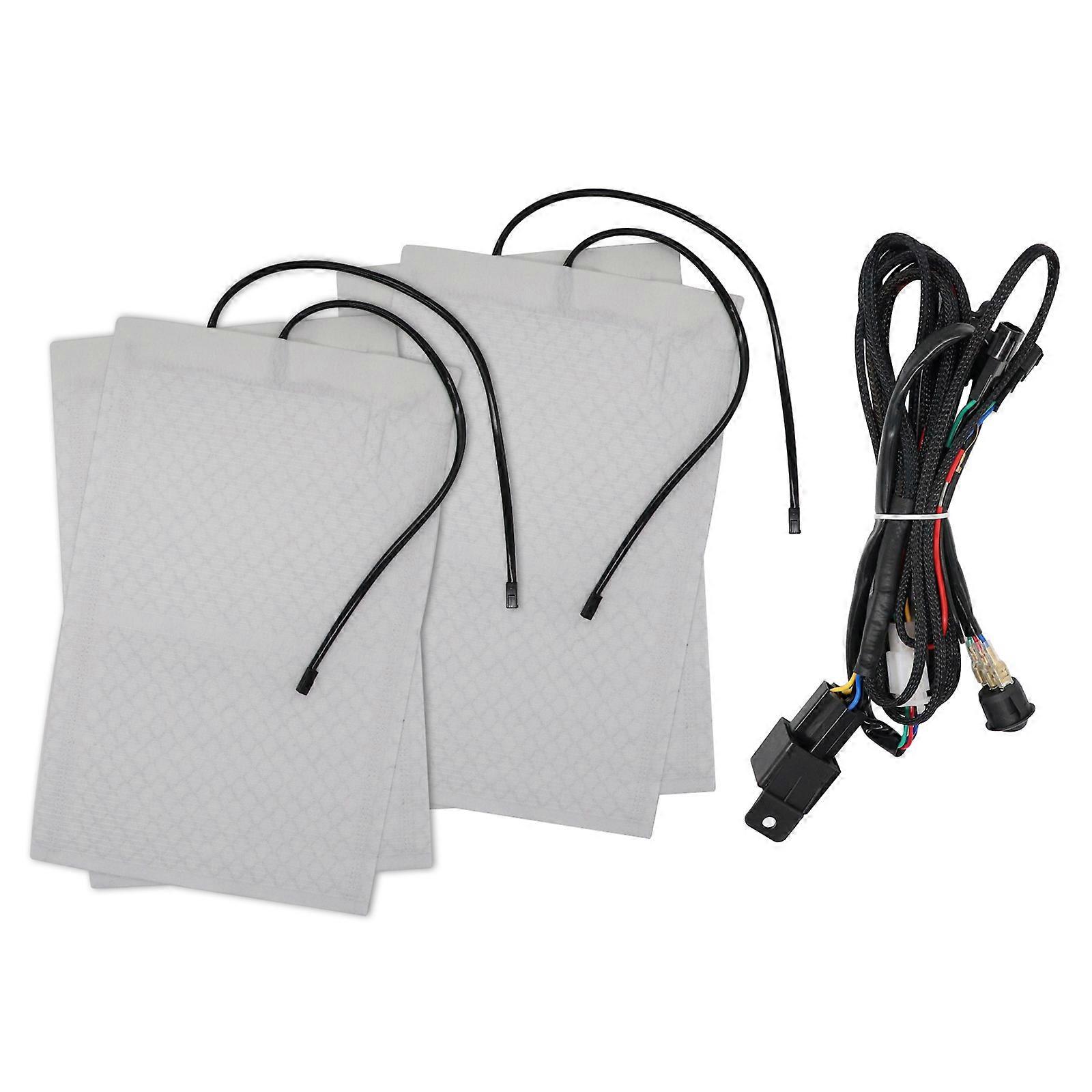 Adjustable Temperature Car Seat Heater Cushion Cover Mat CarbonFiber Winter Warmer Keep Warm During Cold Winter Commutes