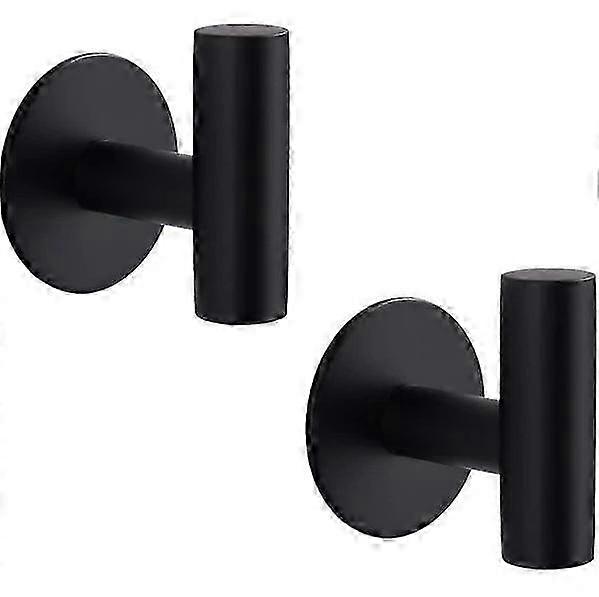 2 No Drill Self Adhesive Bathroom Towel Hooks