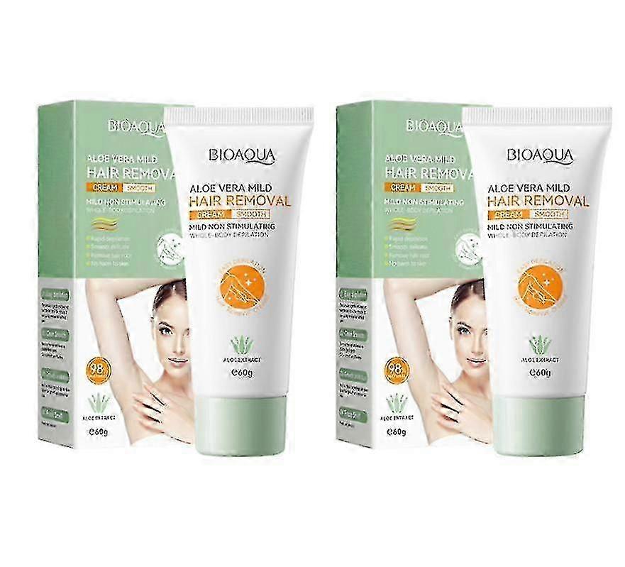 2pcs Removal Depilatory Cream Vera Non-irritating