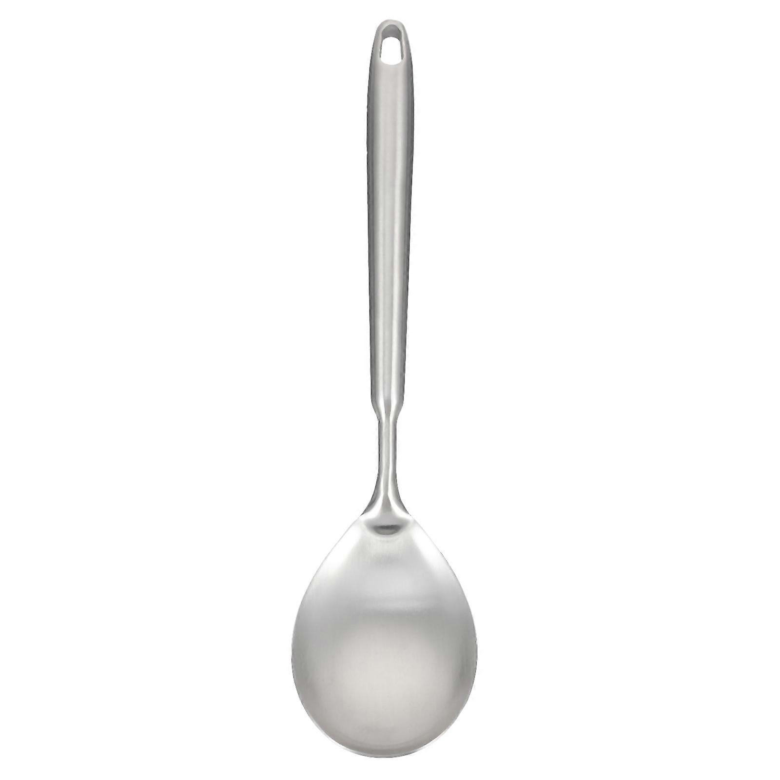 Stainless Steel Soup Ladle with Long Handle for Hot Pot and Soups – , Rust Resistant Kitchen Utensil for Convenient Storage and Everyday Use