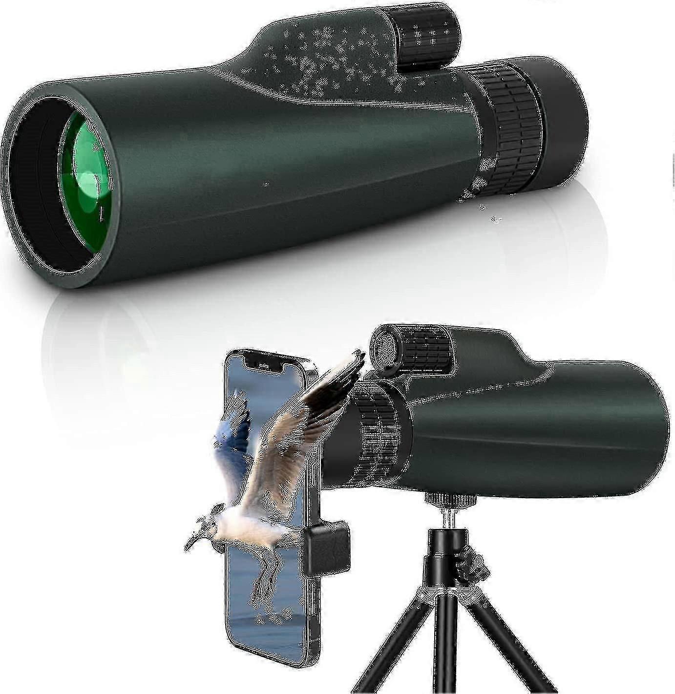 10-30x50 Hd Starscope Monocular Telescope, High-performance Magnifying Monocular With Smartphone Hol