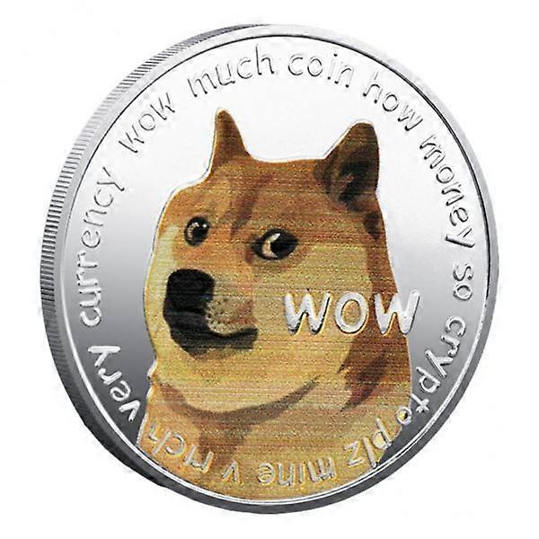 3-6pack Dogecoin Doge Monede comemorative Colecționari Desktop Display Decor