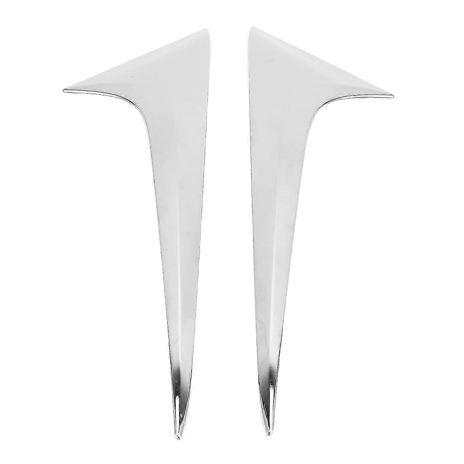 2Pcs/Set Rear Window Side Spoiler Wing Splitter Trim ABS Chrome Replacement for Mazda CX?30 2020?2021