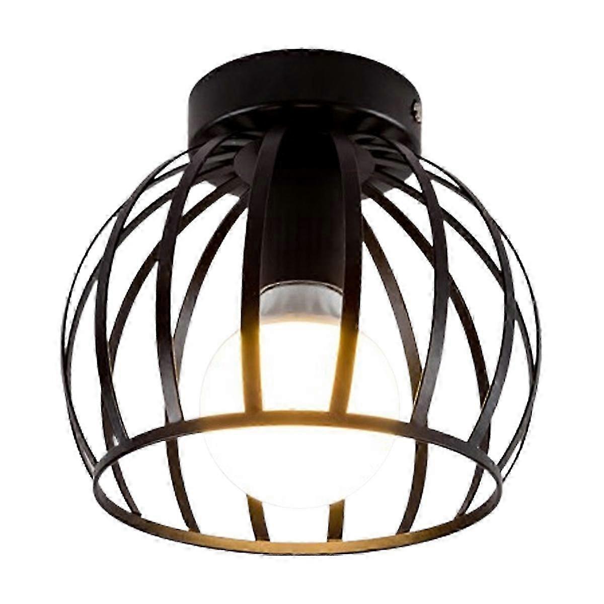 Industrial ceiling light E27 ceiling light pendant light metal black