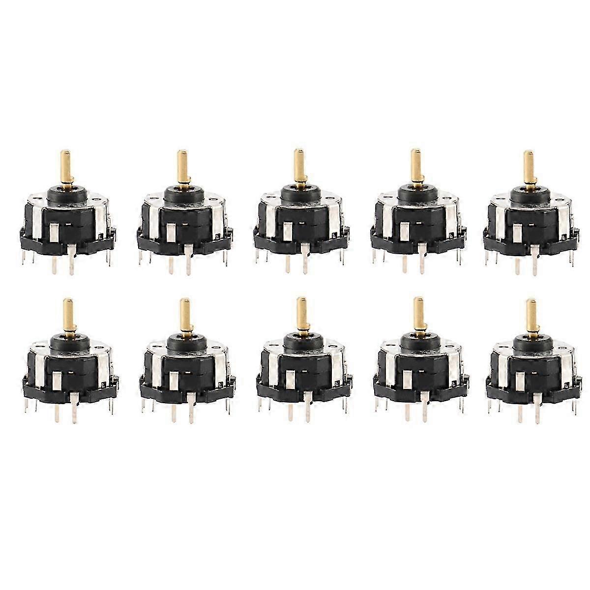 RKJXT1F42001 4-Way Switch Car Navigation Encoder Key Rocker Switch with Push Switch Encoder 10pcs