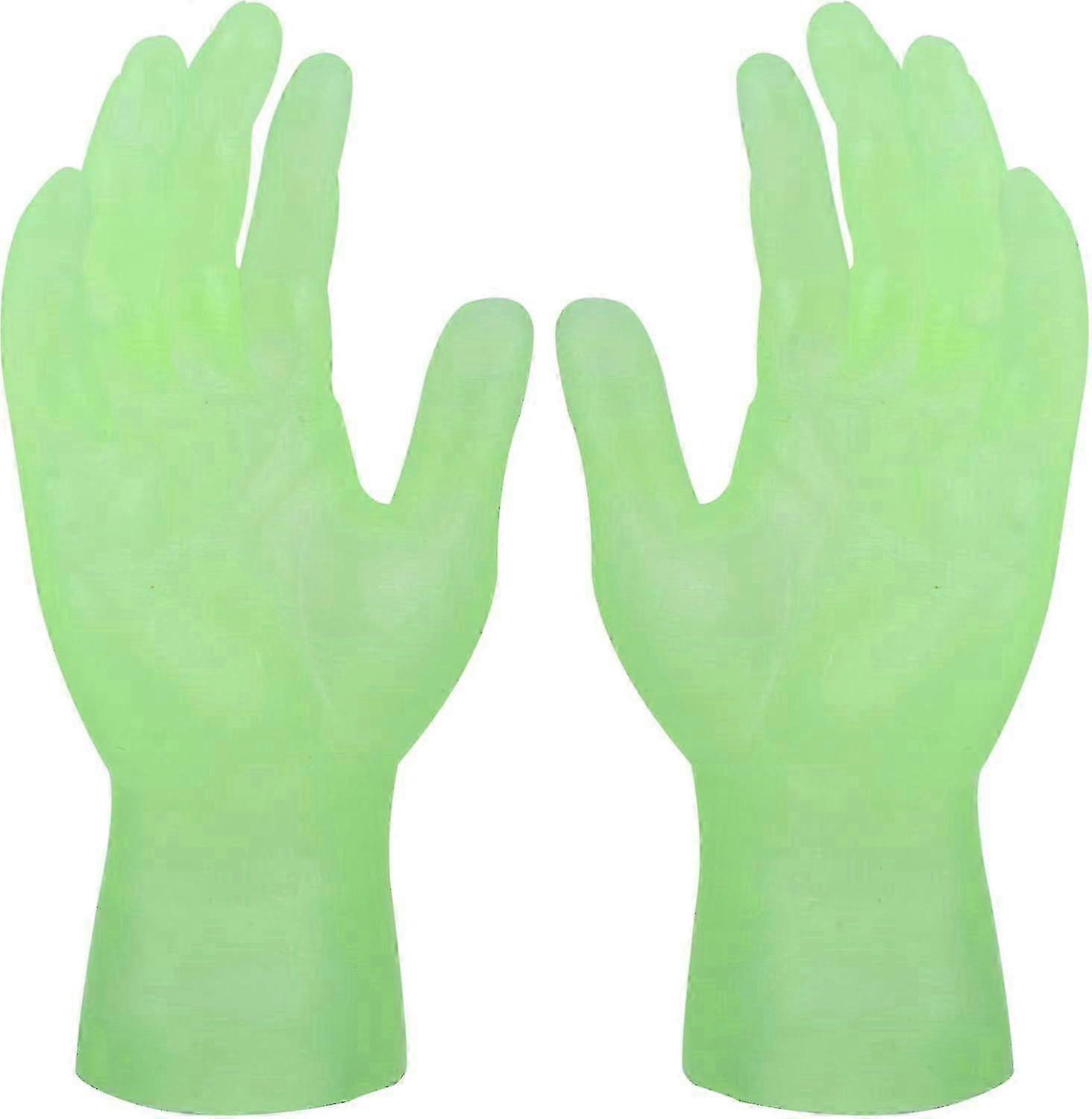 Glow-In-The-Dark Interactive Mini Finger Hands for Fun Games and Tricks, 2Pcs
