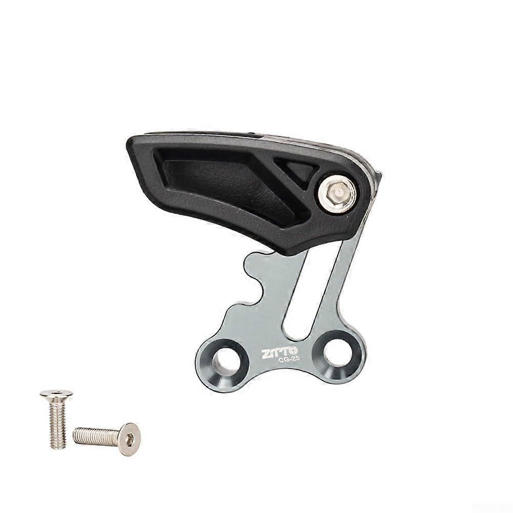 Bicycle chain retention system for single ring, compatible with Etype derailleurs (color)