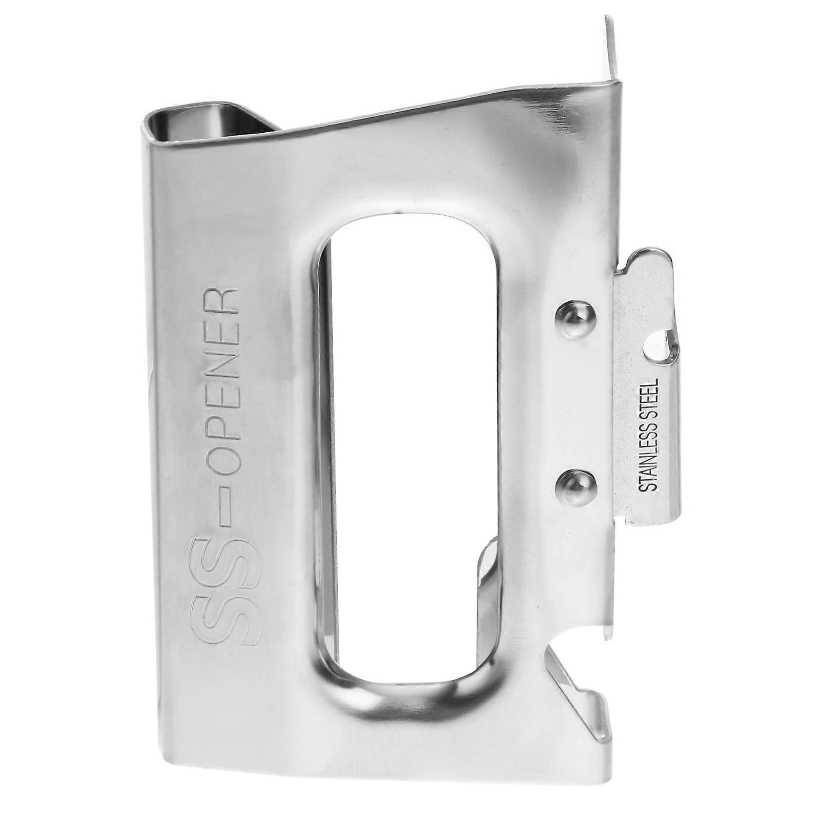 Multi-Functional Retractable Bottle Opener Metal Kitchen Lid Lever 1Set
