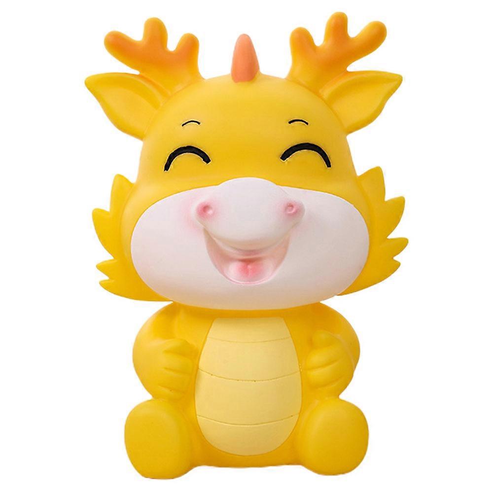 Chinese New Year Money Bank Dragon Shape present Item Plastic Decorative Ornament 1Pack