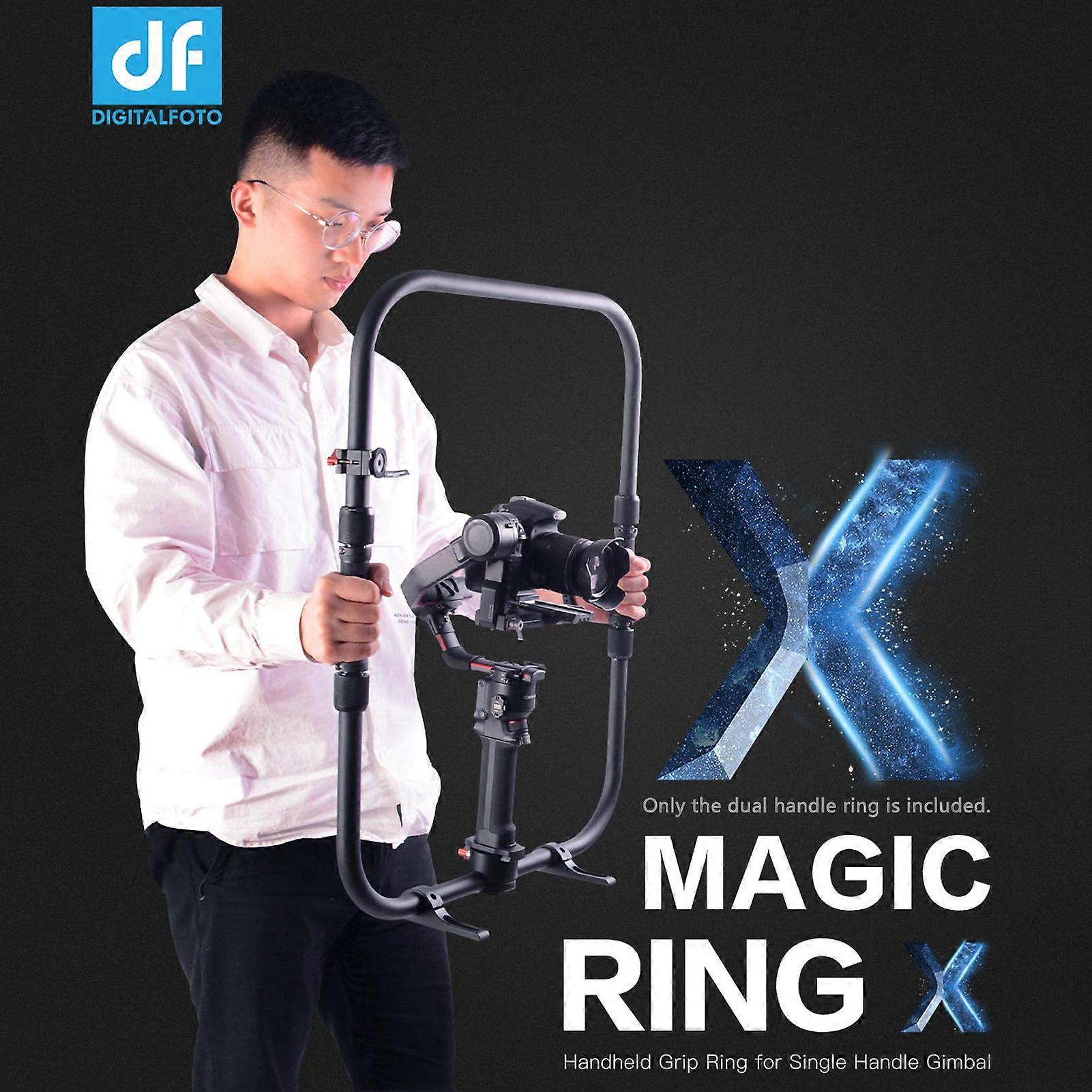 DF DIGITALFOTO MAGIC RING X Dual Handle Stabilizer - 20KG Load for DJI Ronin & Moza
