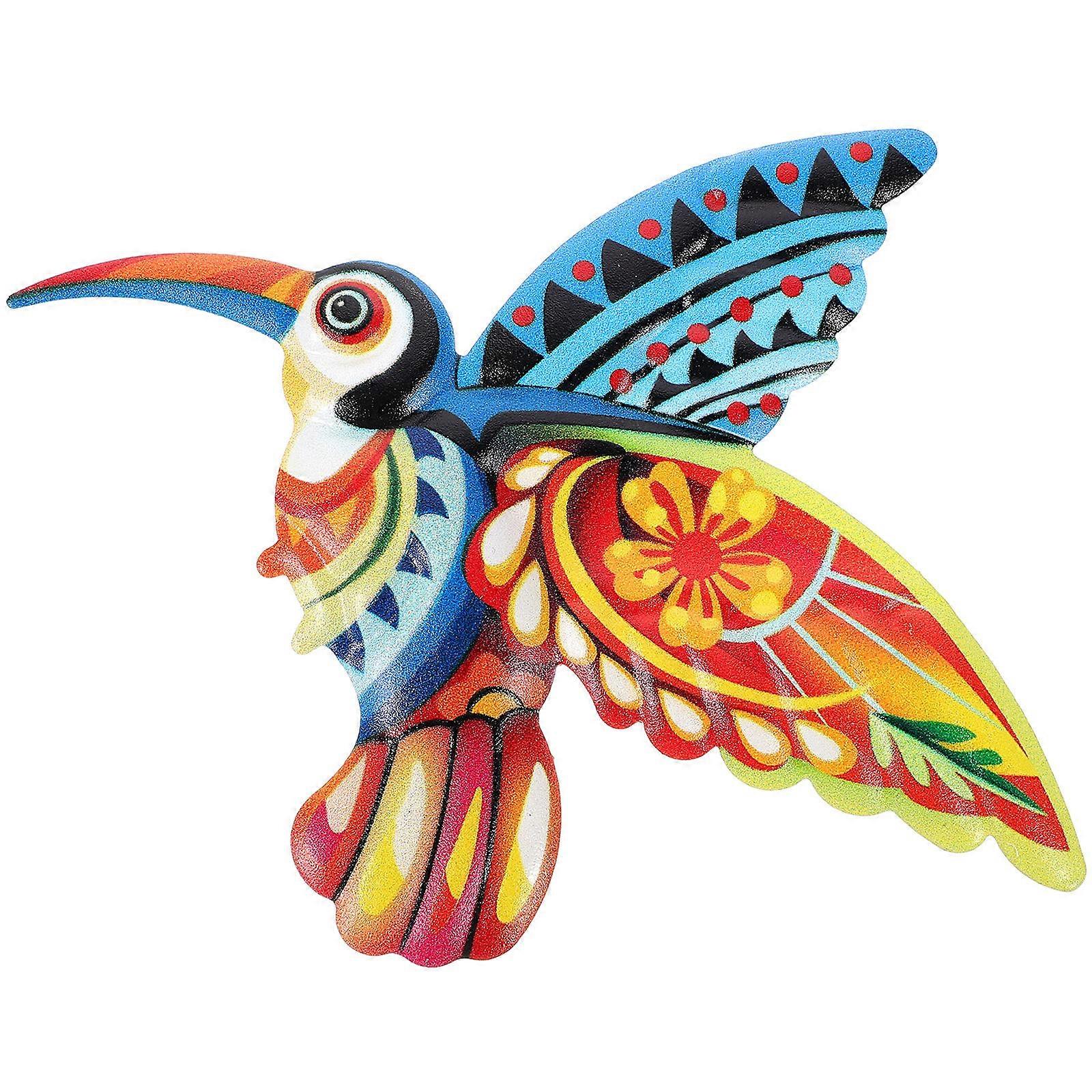 It looks like you're describing a product listing for **Iron Hummingbird Wall Art**—likely for like , Etsy, or . To help you better, could you