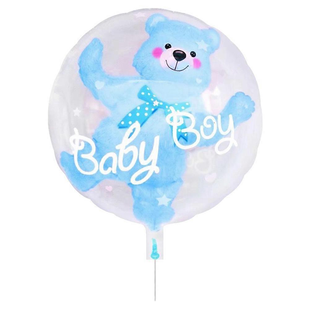 Round Transparent Balloon Foil Balloon 69x59cm Birthday Theme For Children