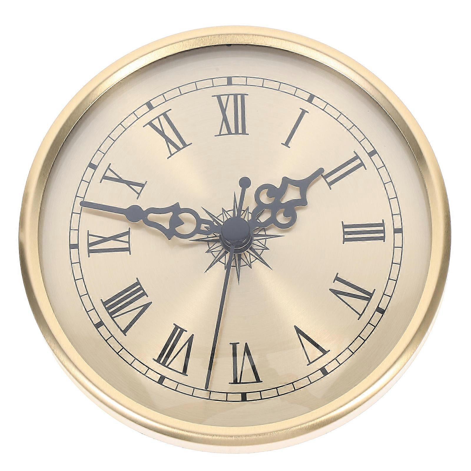 Retro Clock Diy Kit Silent Operation Quartz Clock Mechanism Clock Components For Office Use 10.80X10.80X3.00CM 1Pack