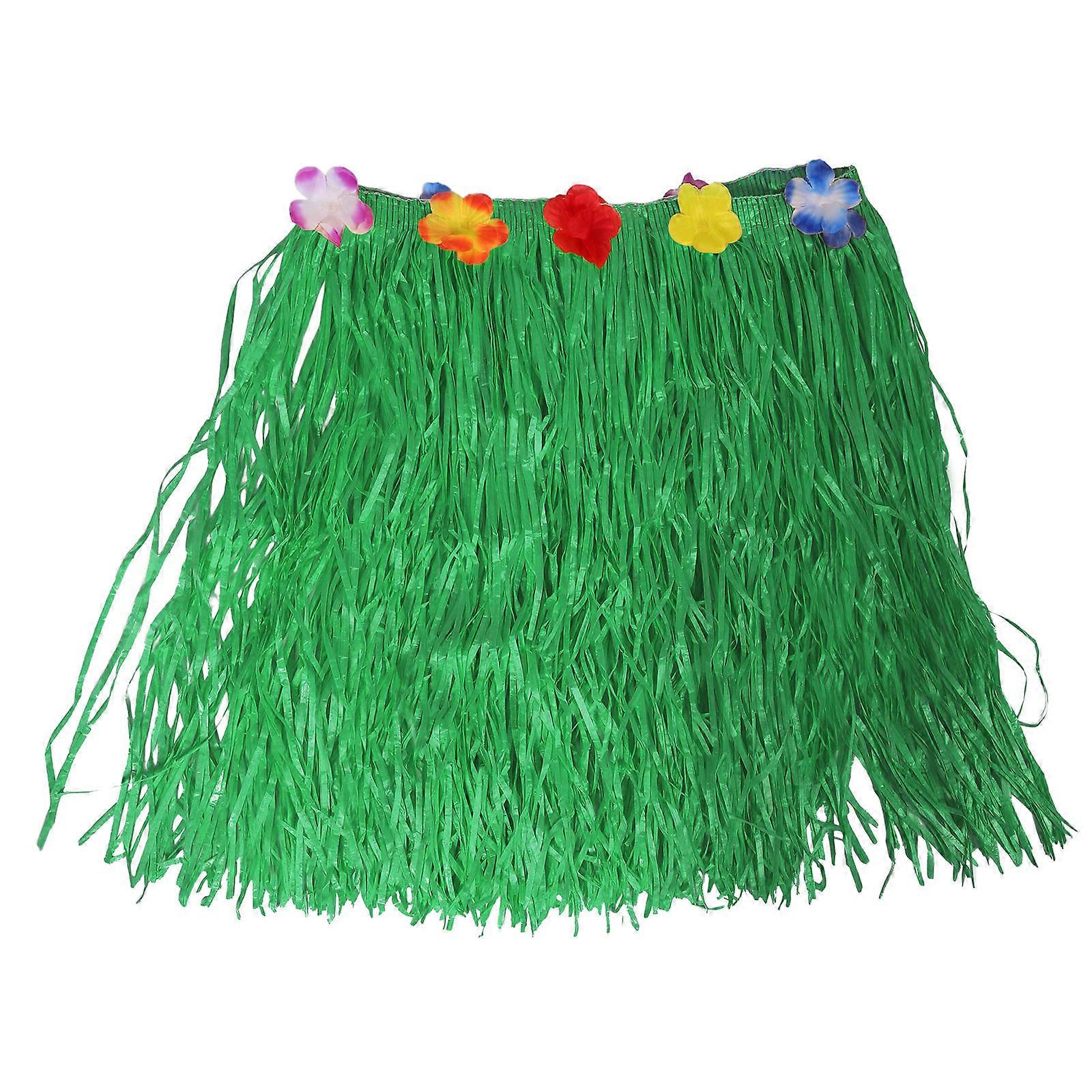 Party Table Skirt Tropical Decoration Green 100X60X1 Cm For Beach Gathering 1Set