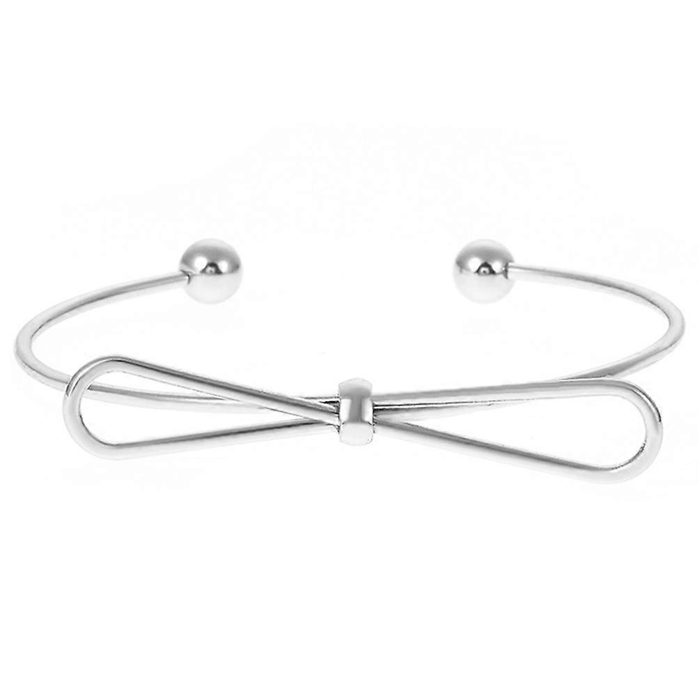 Here's a polished and engaging product description for your **Big Bow Bangle Bracelet**:

 

🎁 **Big Bow Bangle Bracelet – Adjustable Open Bangle