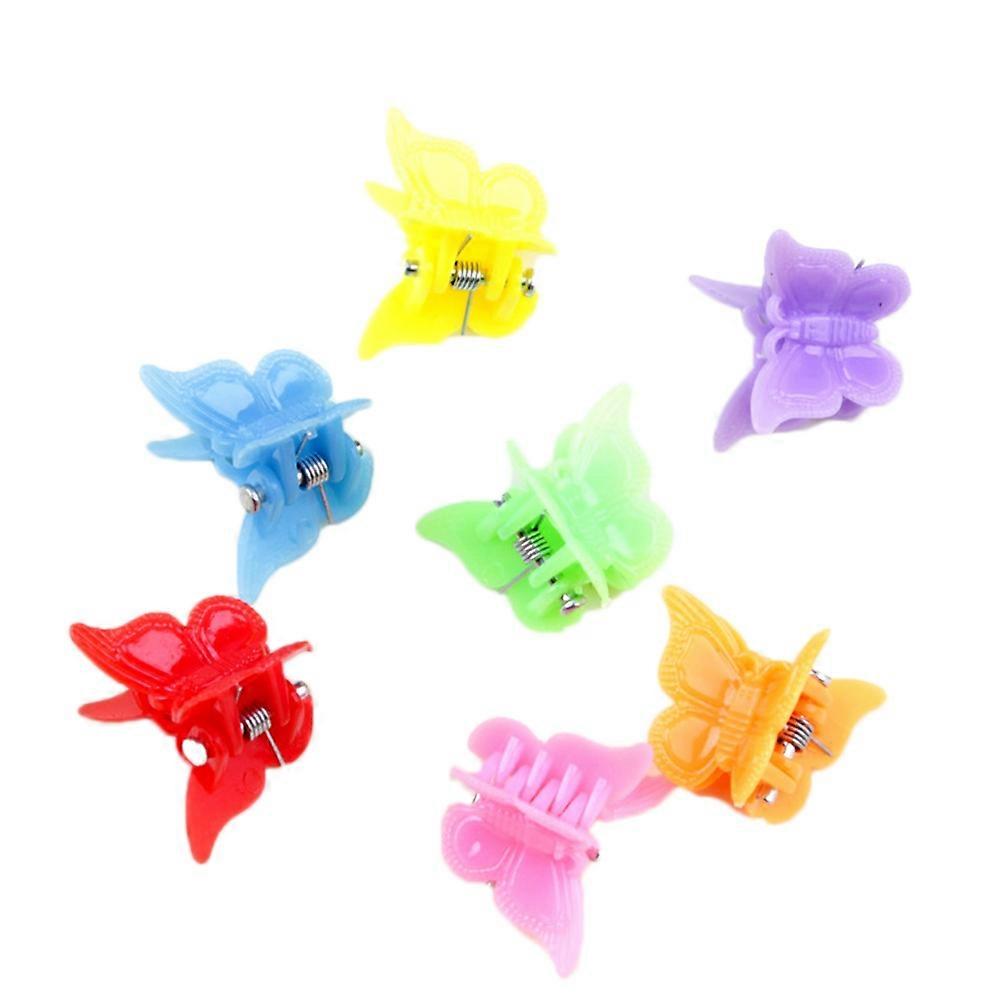 Decorative Hair Clips Claw Clamps Miniature for Special Occasions Daily Life Plastic 2 x 2 x 1cm Replacement 100Pack
