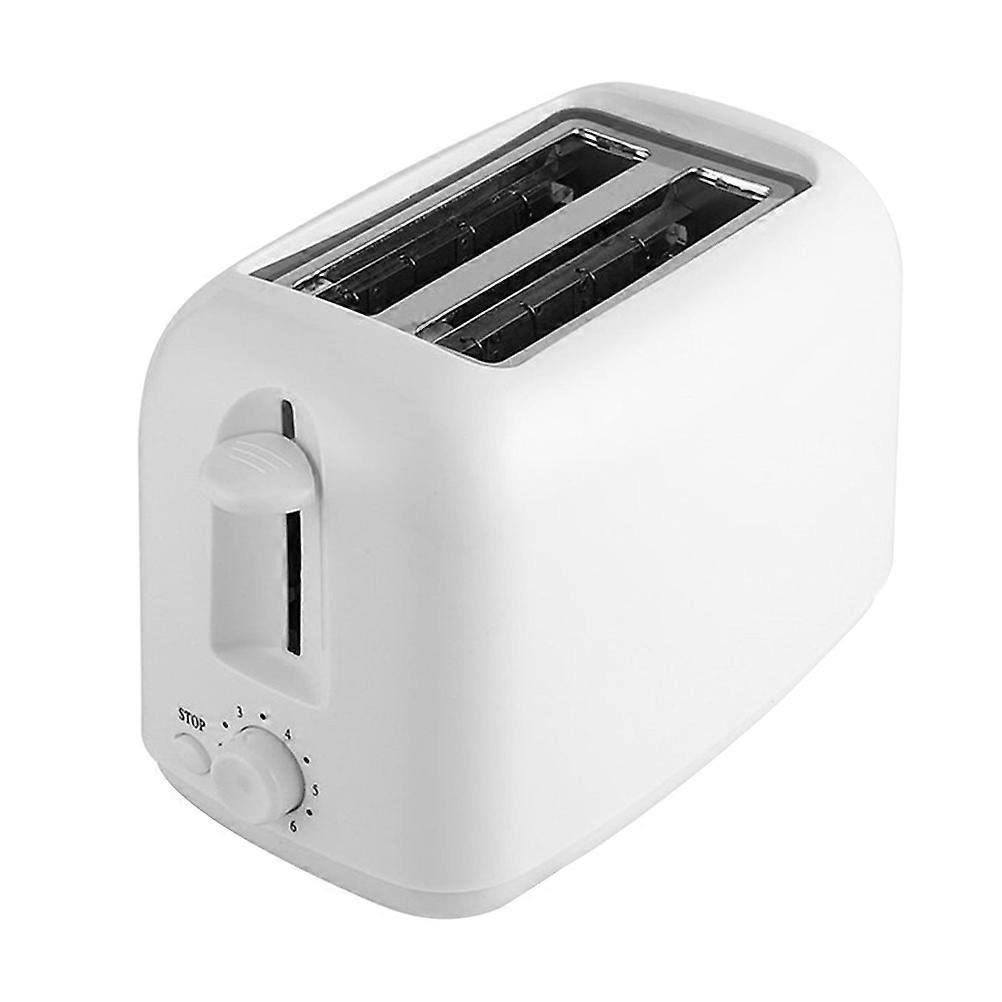 Toast Machine Automatic Sandwich Toaster Home Breakfast Machine White 22.00X15.50X13.00CM 7 Heat Settings 1Set