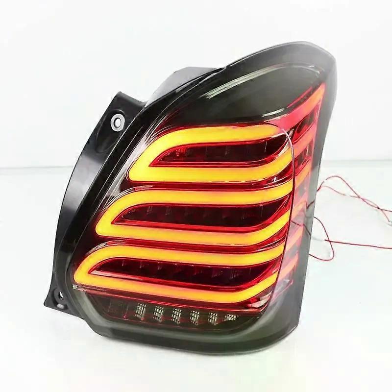 unique R-AUTO Car LED Taillamp Tail Light Rear Fog Lamp Brake Light Reverse Dynamic Turn Signal Lamp For Suzuki Swift 2017 2018 2019