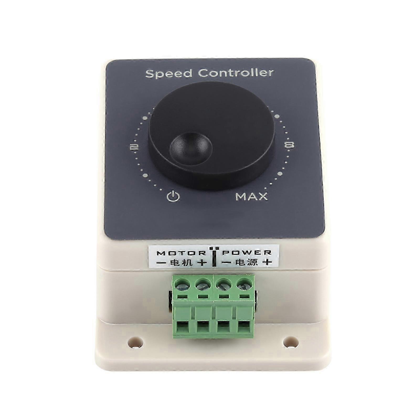 Pwm Motor Speed Controller 20a 10-60v Waterproof Shell