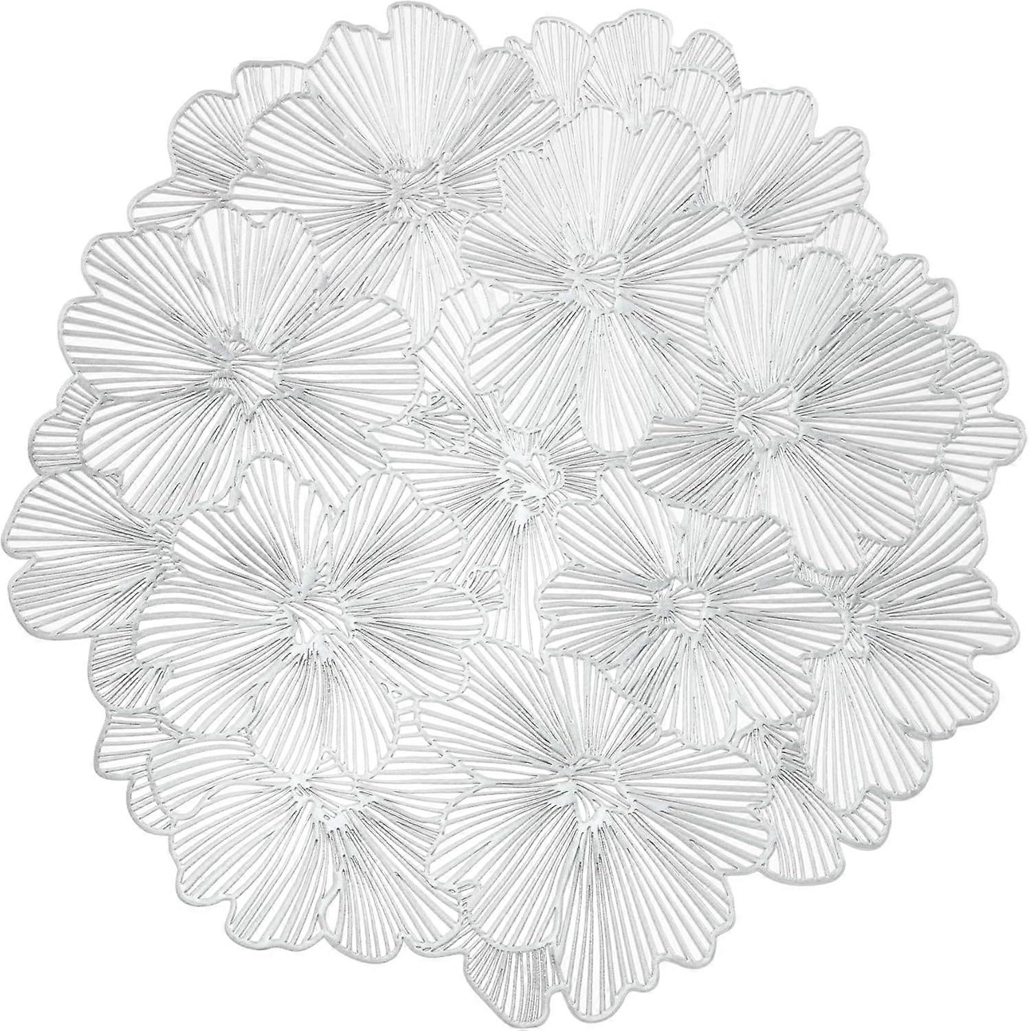 6-piece round dining table placemat set