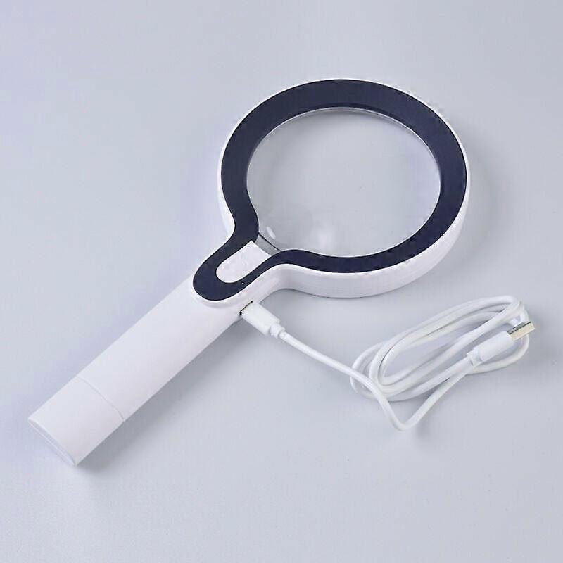 Extra Large Magnifying Glass with LED Light, Magnifier with Illumination without Image Distortion for Reading, Inspection and Exploration