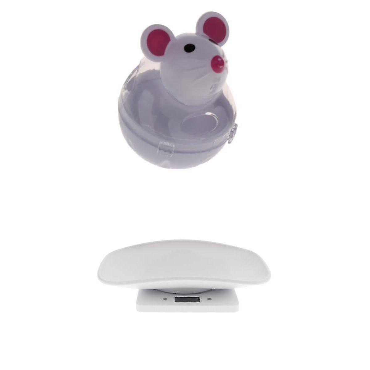 Multi-Function Digital Pet Scale Measure Dog & Cat Weight with Tumbler Toy