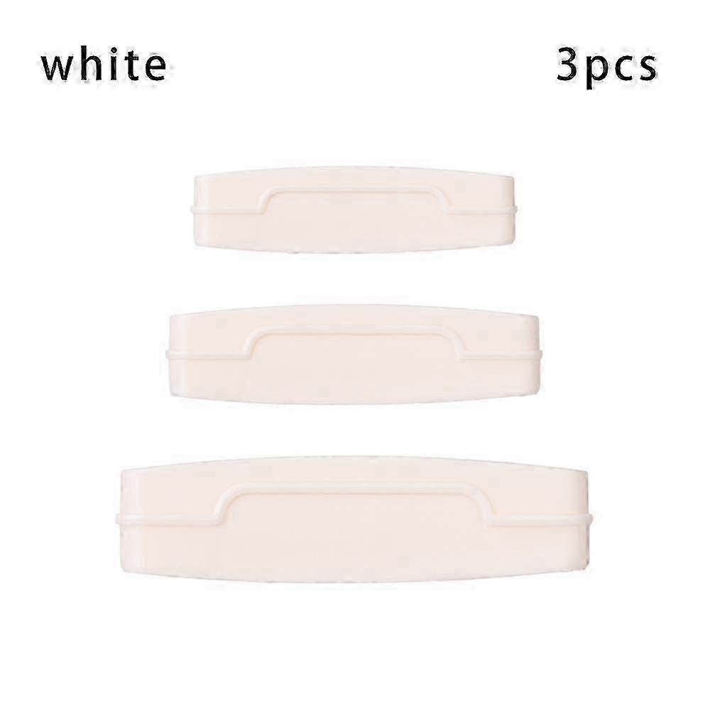 3Pcs/Set Manual Toothpaste Squeezer Reusable Extruder for Squeezing Toothpaste Tubes, Suitable for Facial Foam Dispenser Holder Stand