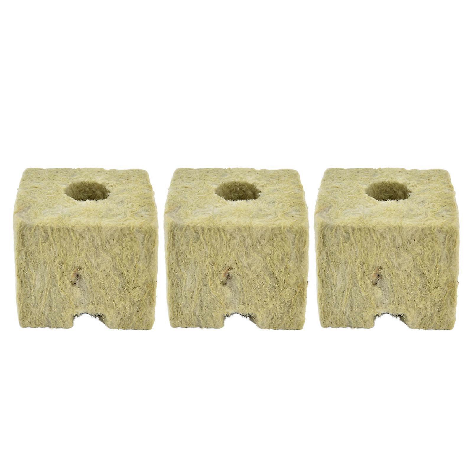 16pcs Grow Block Soilless Rock Wool Cutting Seedling Block for Vegetable Flower Crop