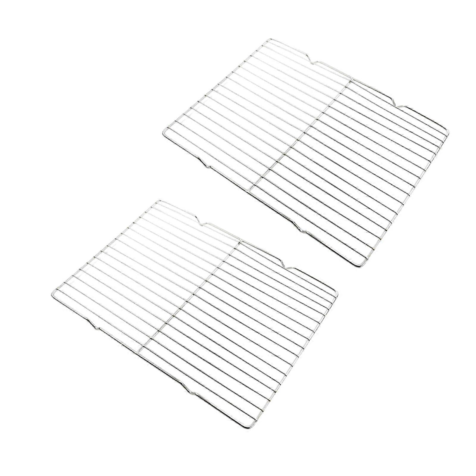 Set of 2 robust wire cooling racks made of stainless steel cooling rods for baking enthusiasts easy maintenance