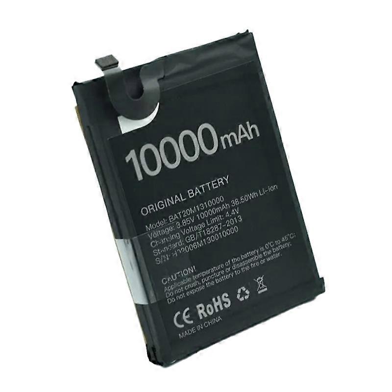 For Doogee S88 Plus 3.85V 10000mAh Li-ion Polymer Battery Assembly Part (Encode: BAT20M1310000)