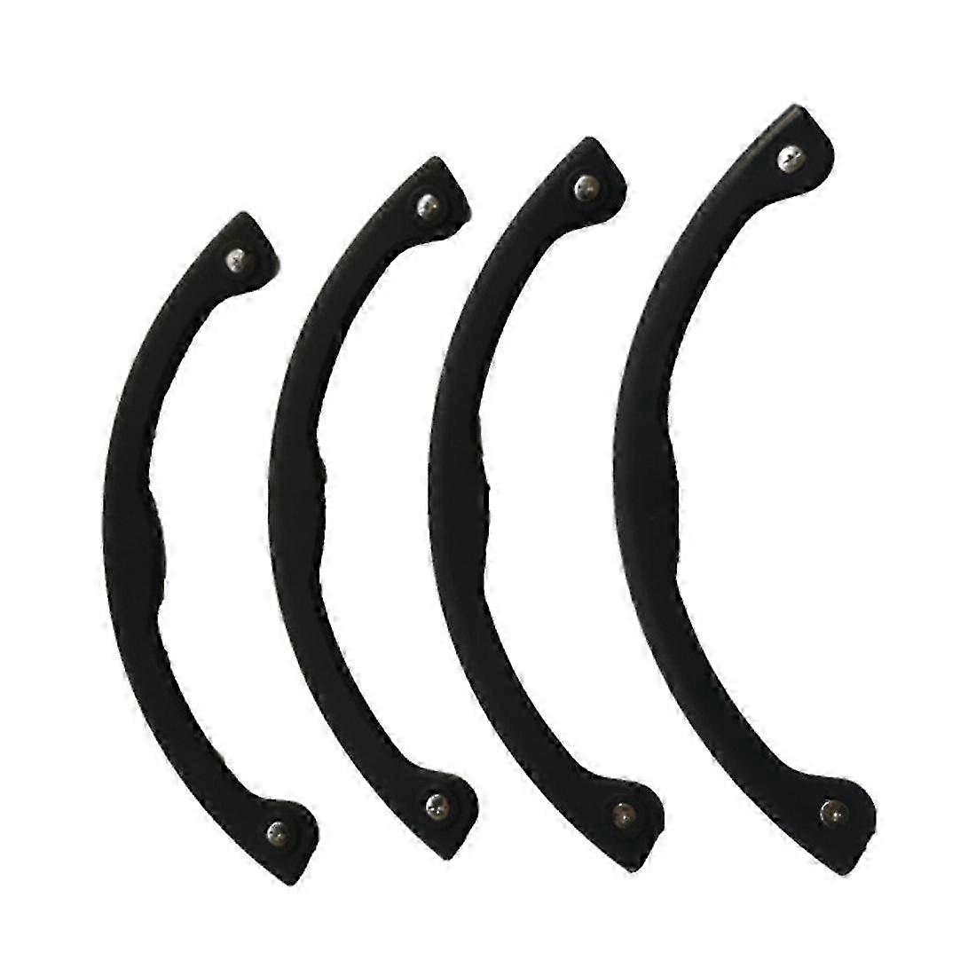 Protection Snowboard Fit compatible with All Size Mono-board Skiing Board Protective Case Snowboard Tips,4pcs--Black