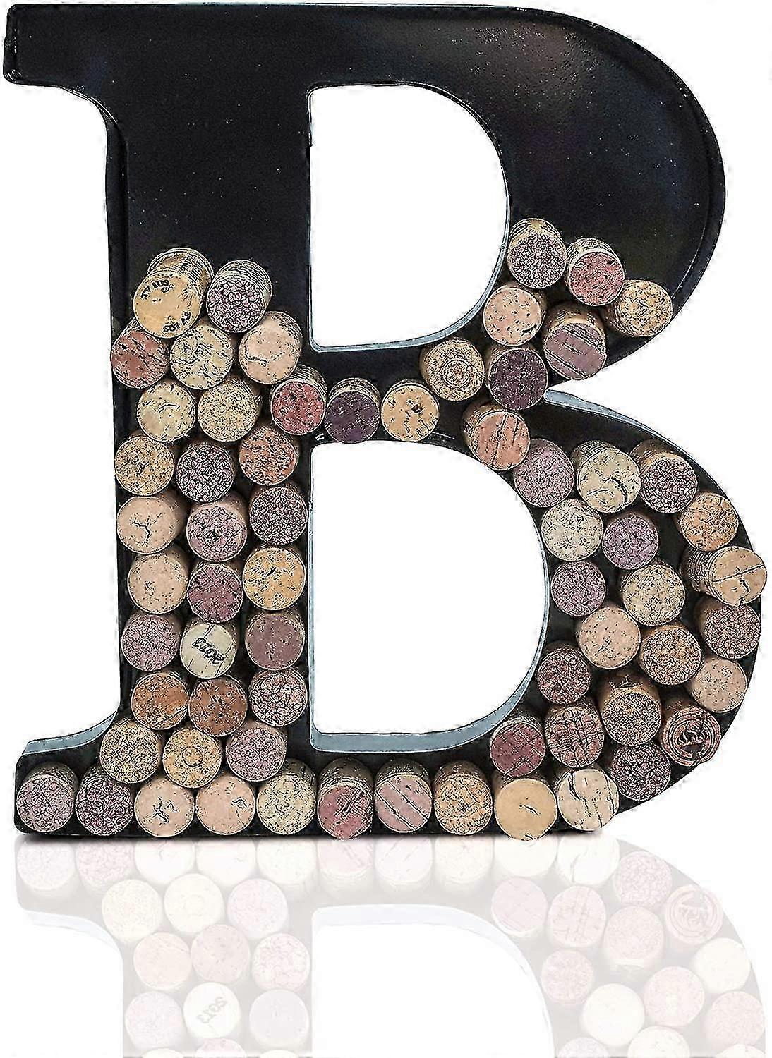 B Letter Shaped Wine Bottle Stand