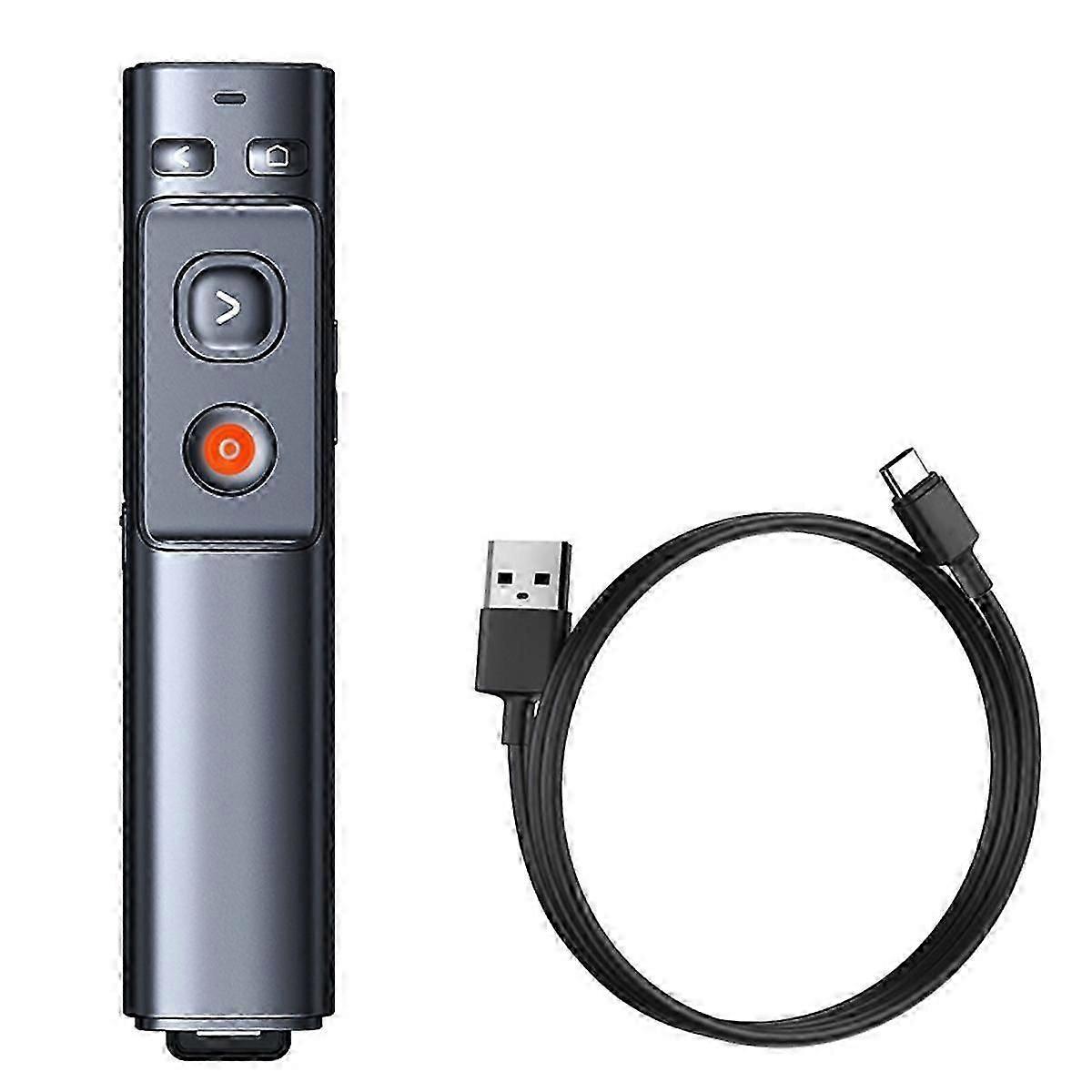 Wireless Presenter 2.4GHz Type-C Remote Controller PPT Pen for Projector Pointer Presenter