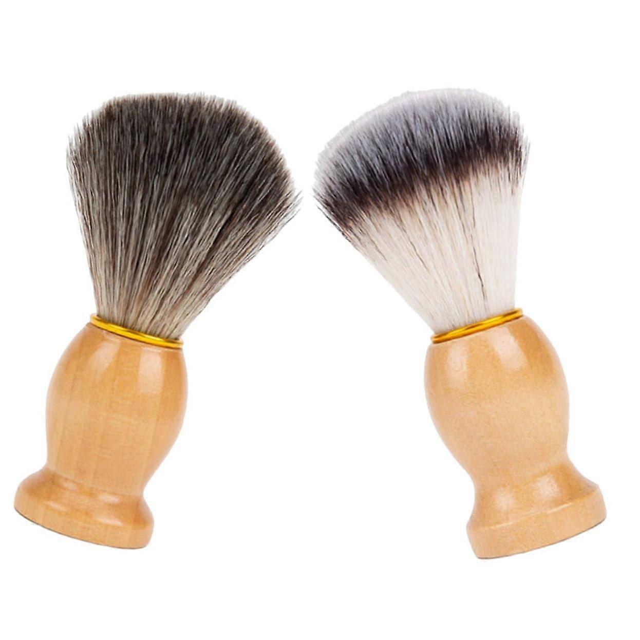 Barber Brush Neck Duster Beard Brush Wooden