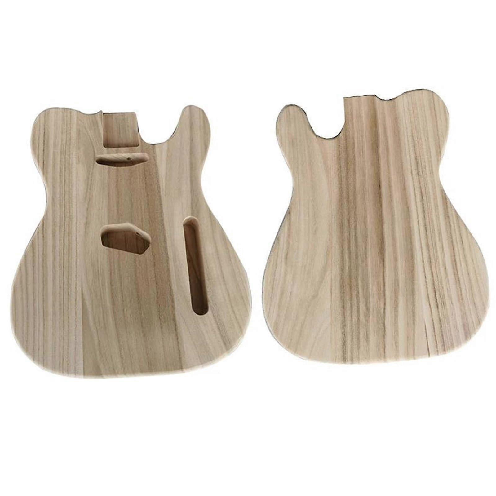 Guitar Body Unfinished Solid-Body Kit, Standard Size, DIY Electric Guitar