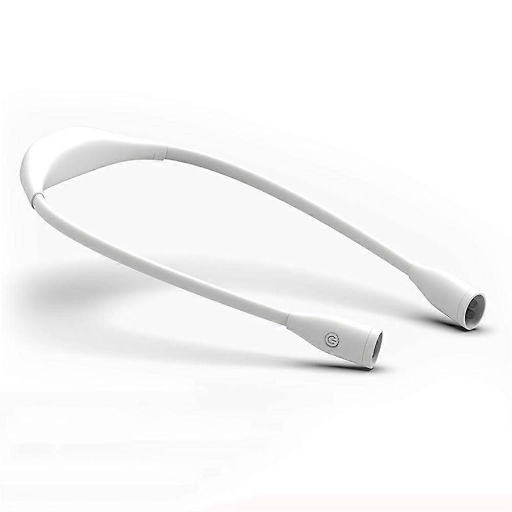 Neck Reading Lamp Rechargeable Book Light With Flexible Neck, 3-Color Brightness Levels, Bendable Arms For Reading