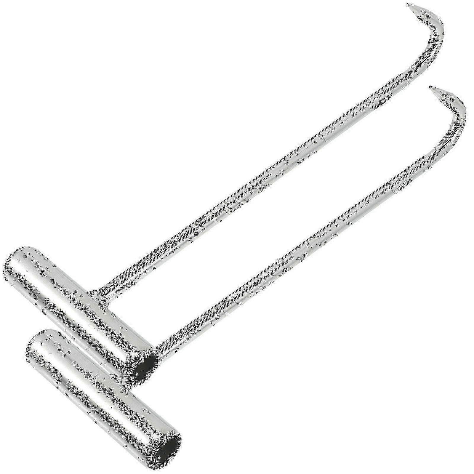 2pcs heavy duty ceiling hooks manhole cover lifter drain grate handy tool