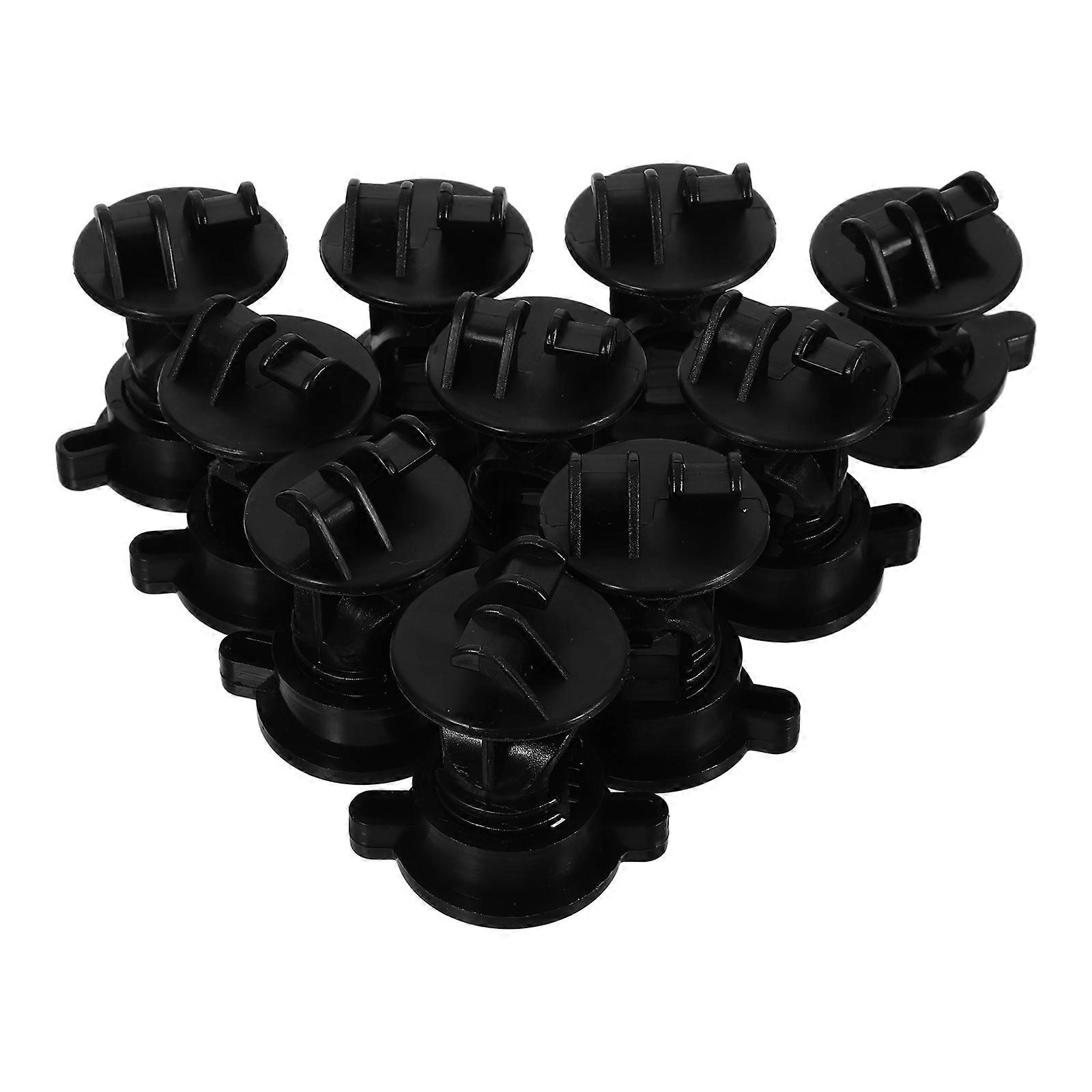 10pcs Electric Fence Insulators Bolt Type Round Post Accessories for Farm Agricultural Fencing Systems Stability