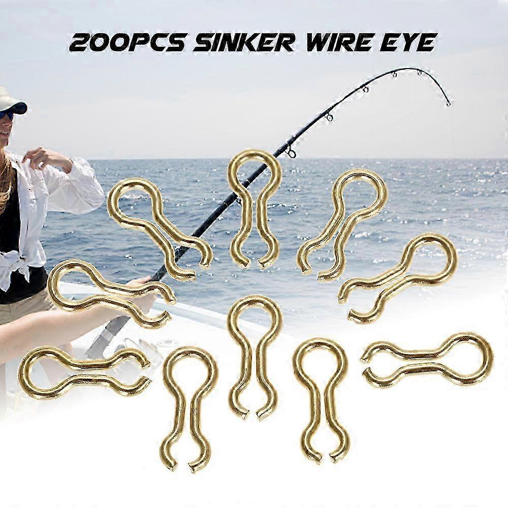 200PCS Brass Sinker Wire Eye for DO-IT Molds
