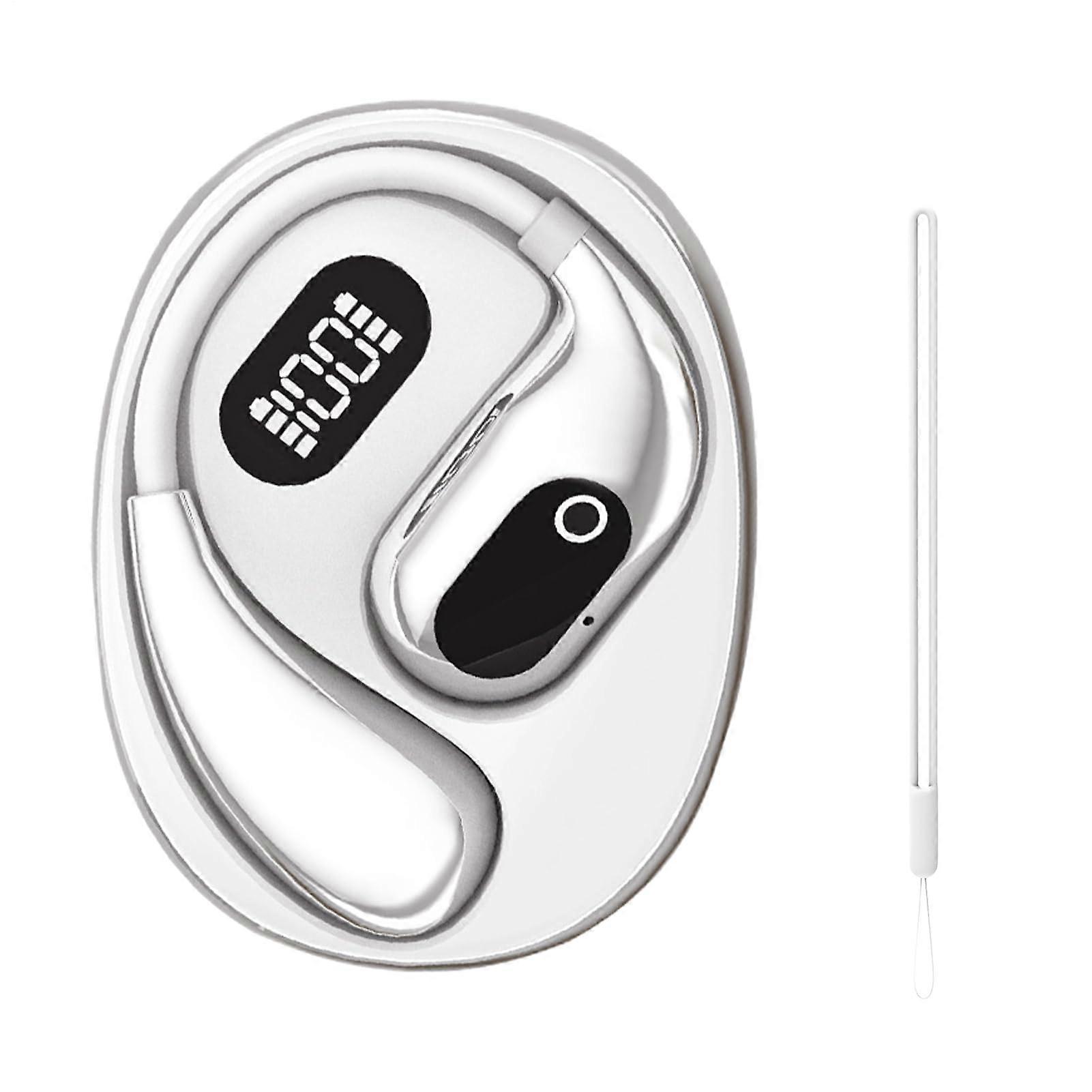 Translator Headphones – Portable Audio Tool for Language Conversion, Multilingual Support, White Learning Headset