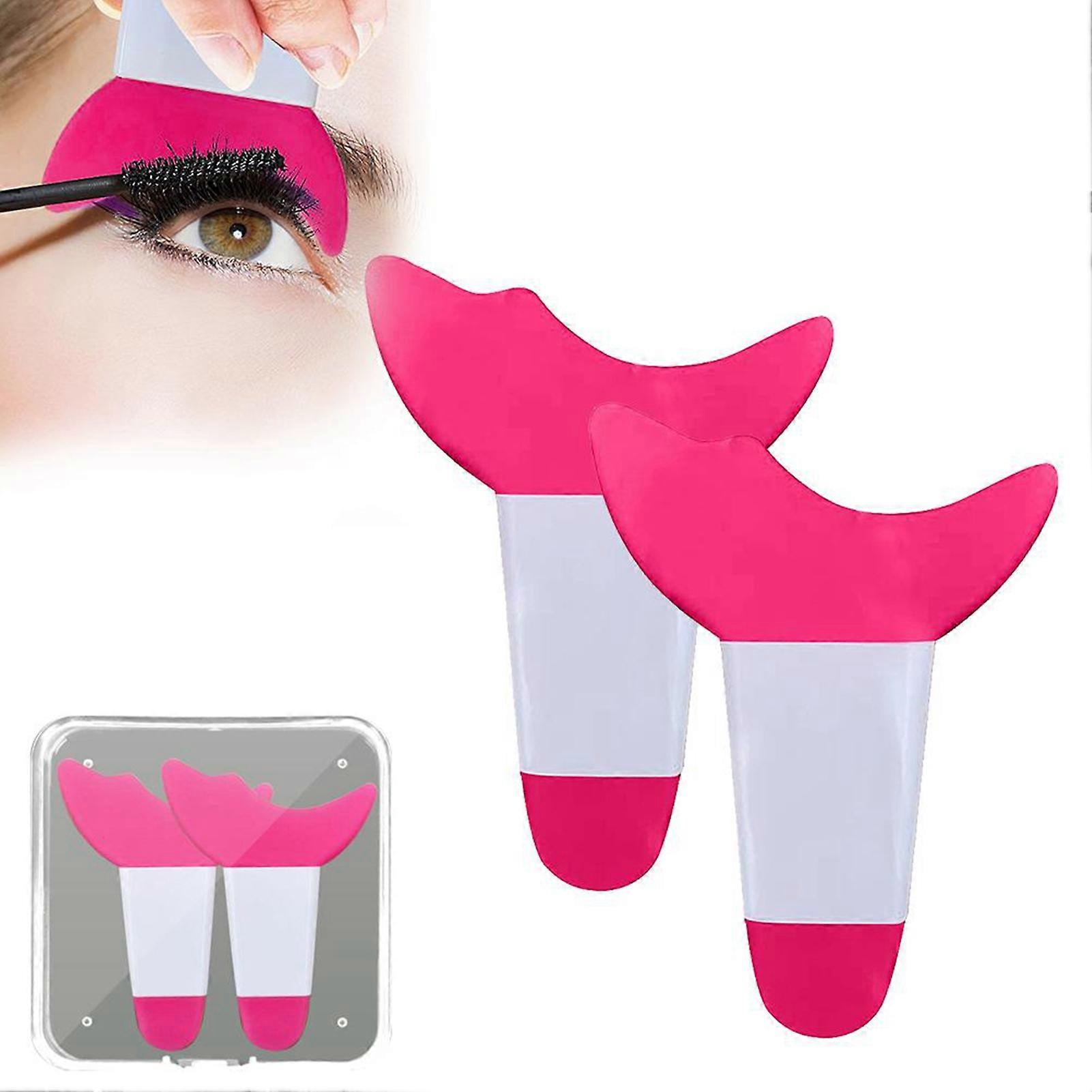 2 Pcs Mascara and Eyeshadow Shield Applicator Guard Pads Auxiliary Guard Tool for Eyelash Makeup